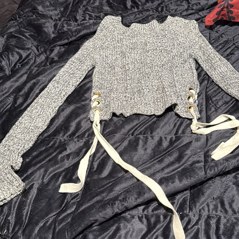 Gray sweater